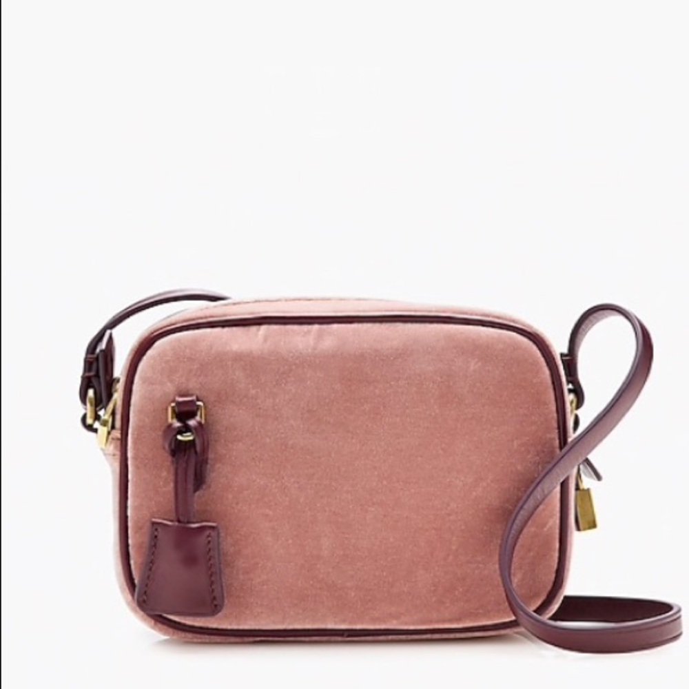 NWT • J. Crew • Mini Velvet Signet Bag